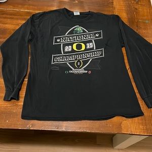 2015 Oregon Ducks national championship long sleeve